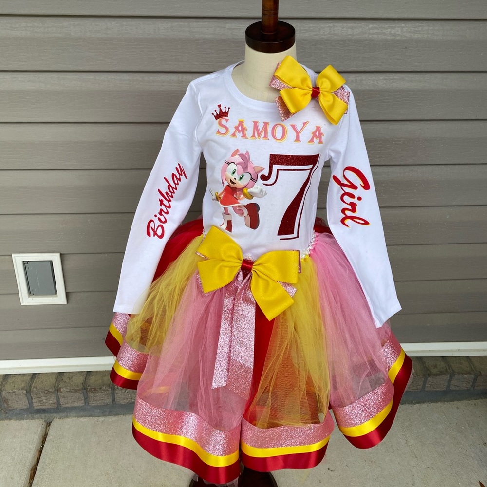 Rose Sonic Tutu Set